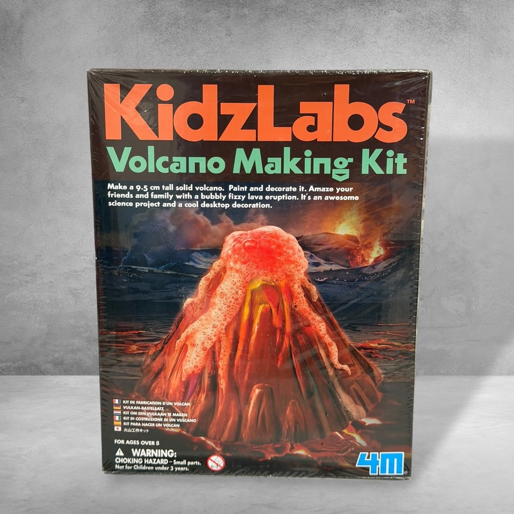 4M KidzLabs Volcano Making Kit Science Project DIY Craft Kit 3431 New Sealed